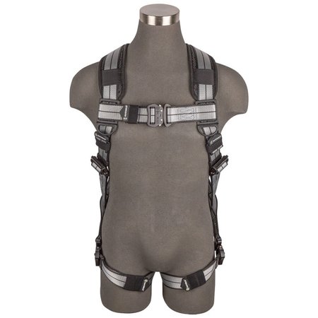 SAFEWAZE PRO+ Slate Full Body Harness: Alu 1D, Alu QC Chest/Legs, 3X 020-1226